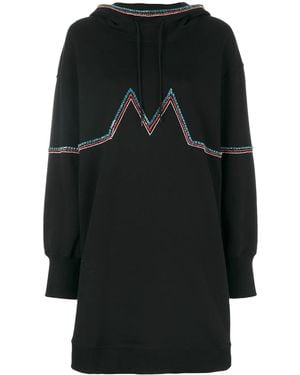 MSGM Embellished Jersey Dress - Black