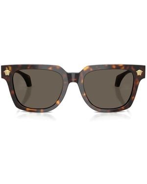 Versace Square Emblem Sunglasses - Grey