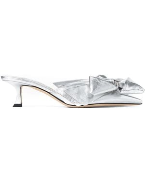 Jimmy Choo Staz Mules 50Mm - Weiß