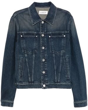 Lanvin Jacket With Patch - Blue
