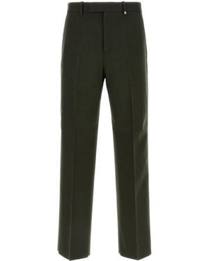Burberry テーラードパンツ - グリーン