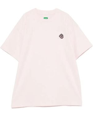 flâneur Camiseta Con Parche Del Logo - Rosa