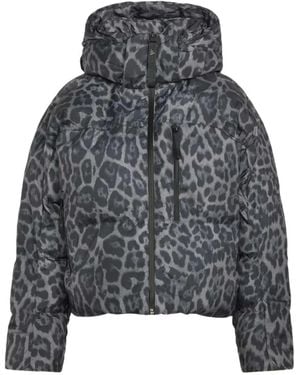 adidas By Stella McCartney Doudoune À Imprimé Léopard - Gray