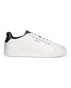 GANT Mcjulien Leather Trainers - White