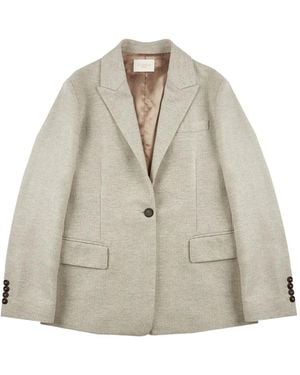 Montedoro Buttoned Jacket - Natural