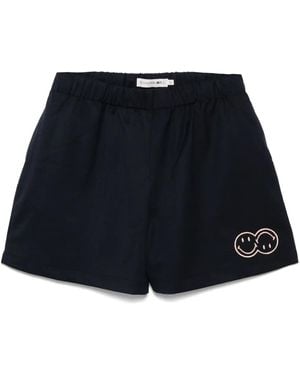 ショートパンツ Joshua Sanders Short trousers Joshua Sanders スマイリーフェイス ショートパンツ | ブラック