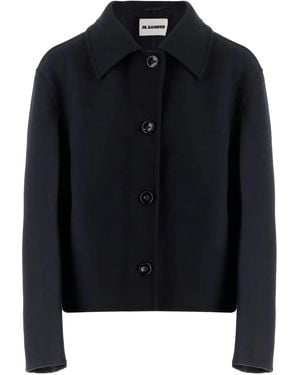 【関税込み】Jil Sander パープル ケープコート Jil Sanderのパープル ケープコートがセール中