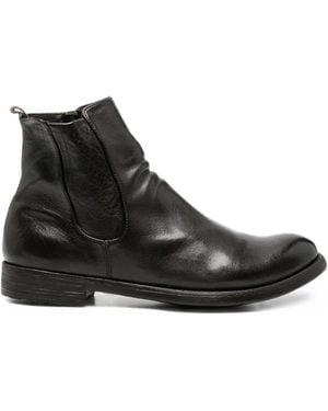 Officine Creative Hive 036 Leather Chelsea Boots - Black