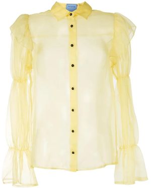 Macgraw Doorzichtige Blouse - Geel