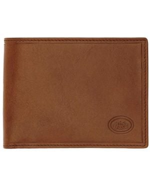The Bridge Leather Bifold Wallet - Brown