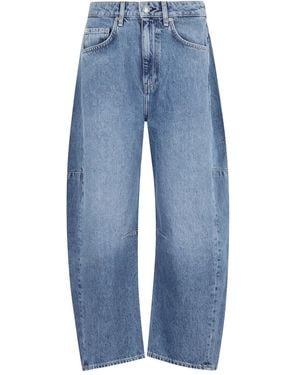 Rag & Bone Charlie Balloon-Leg Jeans - Blue