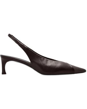 ROTATE BIRGER CHRISTENSEN Cap-Toe Slingback Court Shoes - White
