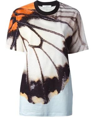 Givenchy Camiseta Con Estampado De Mariposas - Multicolor
