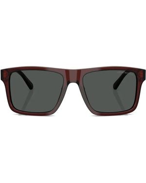 Emporio Armani Square-Frame Sunglasses - Black