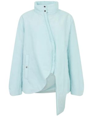 Herno Asymmetric Lightweight Jacket - Blue
