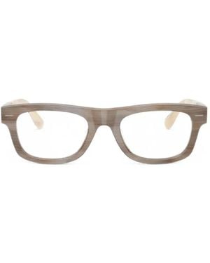 Brunello Cucinelli Gafas Panama Con Montura Rectangular - Neutro