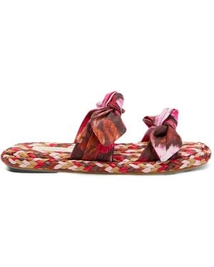 Zimmermann Carousel Flat Sandals - Red