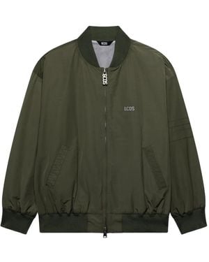 Gcds Bomberjacke Im College-Look - Grün
