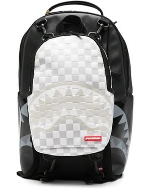 Sprayground Zaino Shark Mouth A Quadri - Nero