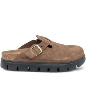 Birkenstock Boston スエードミュール - ブラウン