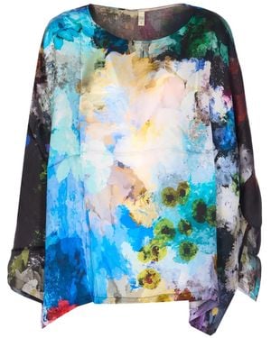 Yavi Printed Top - Blue