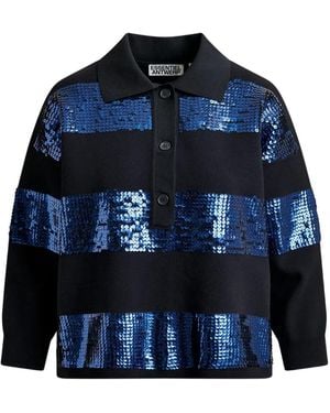 Essentiel Antwerp Illuminati Polo Shirt - Blue
