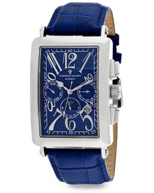 Christian Van Sant Prodigy 52Mm Watch - Blue