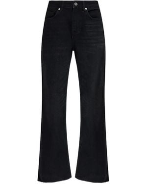 AllSaints Ember Raw-Cut Jeans - Black