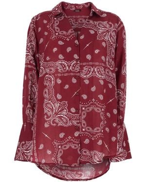 VENUJA Bandana-Print Shirt - Red