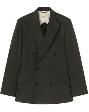 RETORI Double-Breasted Blazer - Black
