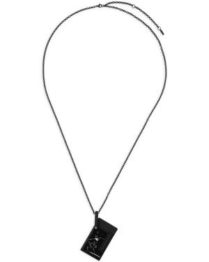 ST Dupont Collier À Pendentif Briquet Imprimé Catwoman - Blue