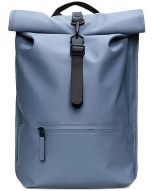 Rains Rolltop Rucksack - Blue