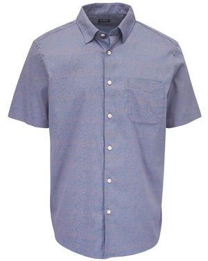 Faherty Chemise À Manches Courtes - Bleu