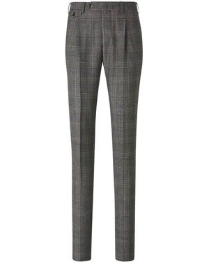 PT Torino Pantaloni Con Motivo Principe Di Galles - Grigio