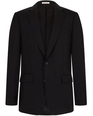 Fursac Blazer Met Enkele Rij Knopen - Zwart