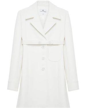 Courreges Belted Coat - White