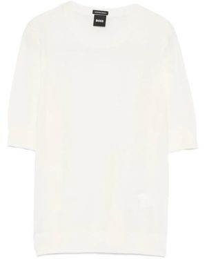 BOSS Farbella Short-Sleeve T-Shirt - White