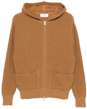 Lardini Zip-Up Hoodie - Brown