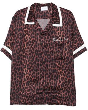 BLUE SKY INN Camicia Con Stampa - Rosso