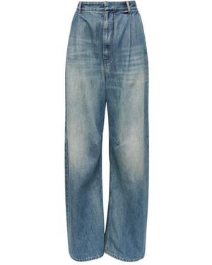 MM6 by Maison Margiela Wide-Leg Jeans - Blue