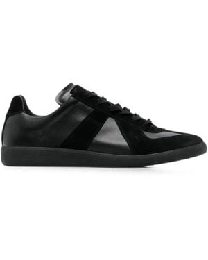 Maison Margiela Replica Panelled Trainers - Black