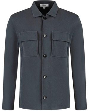 Lardini Pocket Shirt Jacket - Blue