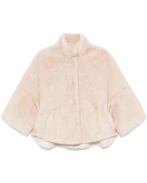 VALENTINI 1972 Faux-Shealing Jacket - Natural
