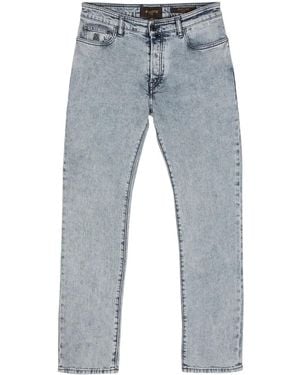Moorer Pavel Tapered-Jeans - Blau