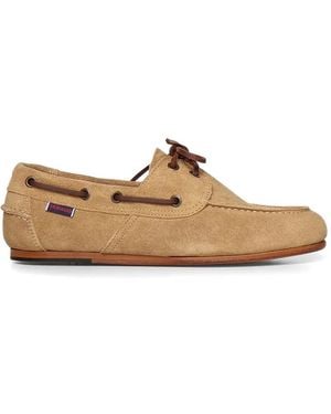 Sebago Owen Flat Boat Shoes - White