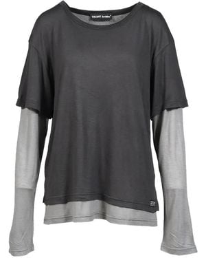 Post Archive Faction PAF Layered T-Shirt - Grey