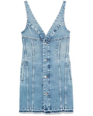 Stella McCartney Denim Mini Dress - Blue