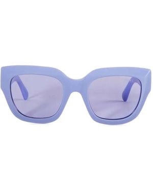 Emilio Pucci バタフライフレーム サングラス - ブルー