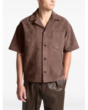 Manière De Voir Luc ポケット シャツ - ブラウン