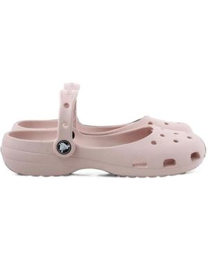 Crocs™ Classic Ballet Perforated-Detail Ballet Flats - Pink